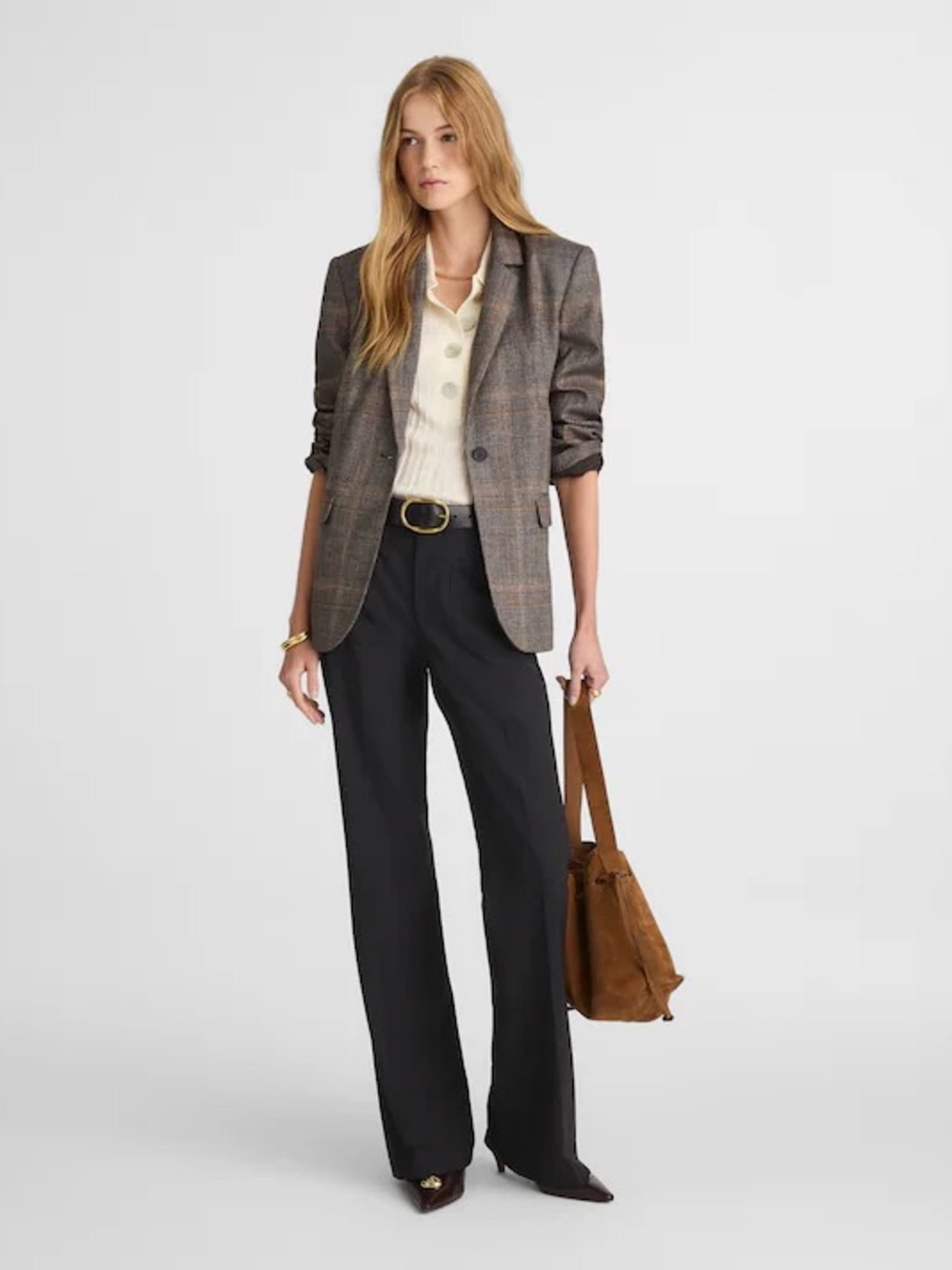 Madewell High-Rise Bootcut Trouser Jet Black Size 00 NWT NX570